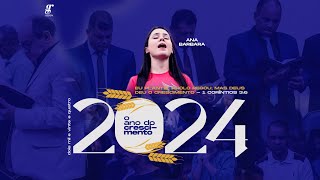 2024  ANO DO CRESCIMENTO  Cantora Ana Bárbara  A Calmaria  Canção e Louvor [upl. by Adaiha]