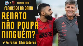 Flamengo vai com time completo ou quase encarar o Bahia Renato não poupará como fazia no Grêmio [upl. by Lindeberg]