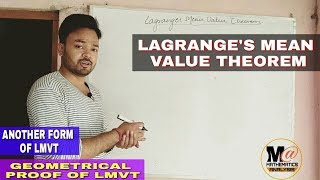 LAGRANGES MEAN VALUE THEOREM  STATE AND PROVE OF LMVT IN HINDI 🔥 [upl. by Nnairret]