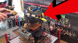 WWE Action Figure Table Demolition [upl. by Neelsaj]