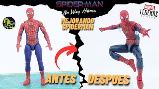 Mejorando la Marvel Legends de spiderman Tobey maguire [upl. by Glory113]