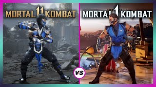 Mortal Kombat 1 vs Mortal Kombat 11  Early Gameplay and Graphics Comparison [upl. by Ahcsim593]