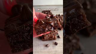 Amazing Microwave Brownies easyrecipe shorts [upl. by Fen]