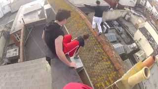 POV Parkour Brighton Roof Mission [upl. by Eillod]