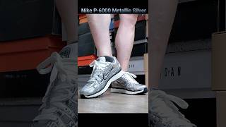 Nike P6000 Metallic Silver On Feet [upl. by Diena134]