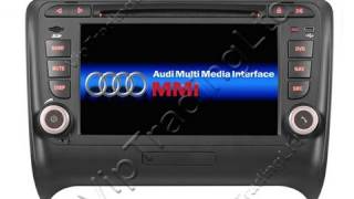 DVD GPS AUDI TT 20062011 SatNav Sat Nav Uses DYNAVIN DVBT DVBT TMC Subwoofer control [upl. by Esirehs]