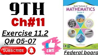 Class 9th Maths Chapter 11 Exercise 112Q0507  Ex 112 class 9  112 maths class 9  Hafsa study [upl. by Val]