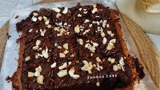 brownie recipe 😍 brownies cakestyle zahrascake brownie cake respect luke decorator cake [upl. by Churchill105]