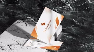 Business Card Mockups 4 In 1 After Effects Templates [upl. by Boardman474]