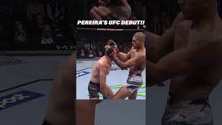 Alex Pereiras EXPLOSIVE UFC Debut [upl. by Nodlehs]