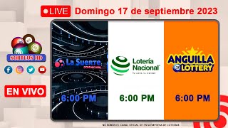 Lotería Nacional y La Suerte Dominicana Anguilla Lottery 📺│Domingo 17 de septiembre 2023  600 PM [upl. by Ial]