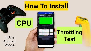 How to install CPU Throttling Test application in any android phone in 2021 [upl. by Carmen86]