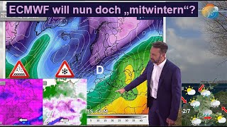 ECMWF will quotmitwinternquot Mittelfrist mit deutlichen FrühwinterTrend Wettervorhersage 20261123 [upl. by Adrahs870]