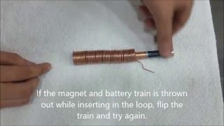 Simple Electric Train Science Project [upl. by Aisined]