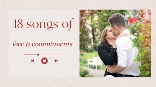 18 SONGS OF LOVE AND COMMITMENTS English Romantic Songs [upl. by Powell]