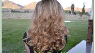 How To Curl Layered Hair with 1 12quot Curling Iron [upl. by Allie]