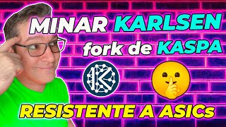 ✅COMO MINAR KARLSEN✅ ES UN FORK DE KASPA RESISTENTE A ASICs👀🤫🧐 cryptomonedas [upl. by Kitrak708]