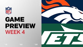 Denver Broncos vs New York Jets  2024 Week 4 Game Preview [upl. by Hsirk]