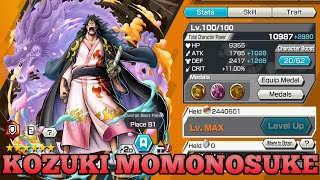 KOZUKI MOMONOSUKE GAMEPLAY  ONE PIECE BOUNTY RUSH  OPBR [upl. by Ecinhoj]