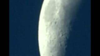 Moon Through Celestron C70 Maksutov Scope Second Attempt [upl. by Aelyk]