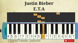 Justin Bieber  E T A  pianika [upl. by Filip582]