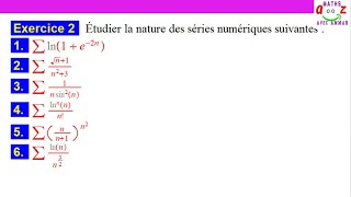 Exercice corrigé  Étudier la nature dune série numérique [upl. by Komsa]
