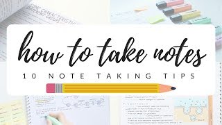 How to take efficient and neat notes  10 note taking tips  studytee [upl. by Nimajeb]