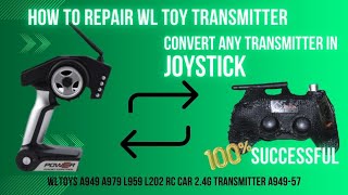 wl toys transmitter modify in joystick  RC Transmitter shift in joystick [upl. by Pearline]