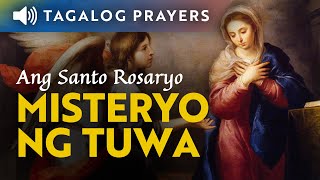 Misteryo ng Tuwa Lunes at Sabado • Short Tagalog Rosary [upl. by Dnomed]