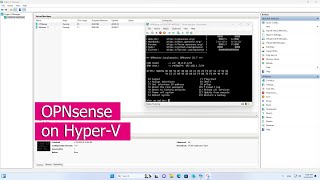 How to install and configure OPNsense Firewall on HyperV [upl. by Annala]