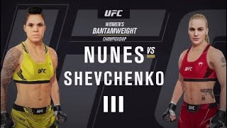 Amanda Nunes vs Valentina Shevchenko 3 Full Fight [upl. by Niels]