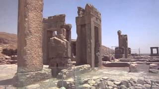 Walk in Persepolis Apadana Palace and Hadish UNESCO Iran [upl. by Housum]