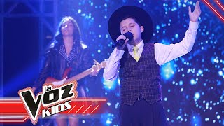 Josué canta Mi viejo en la Semifinal  La Voz Kids Colombia 2021 [upl. by Nnylireg]