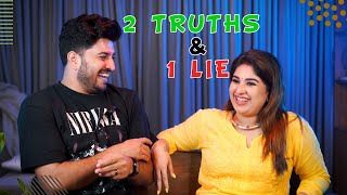 2 TRUTHS amp 1 LIE CHALLENGE🤩😆 [upl. by Albina]