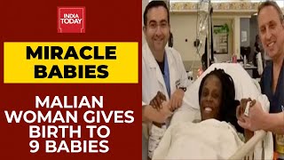 Woman From Mali Gives Birth To 9 Babies In Morocco  India Today [upl. by Odnamla677]