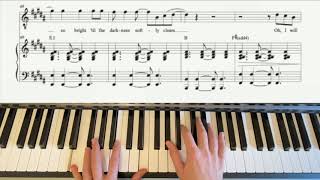 Piano Playalong AFTERGLOW by Ed Sheeran with Sheet Music EASY [upl. by Eillim]