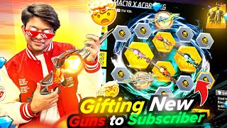 Gifting 7 Evo To My Subscriber For Evo Royale 20000 Diamonds 💎 Garena Free Fire [upl. by Ervine]