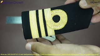 Custom Navy Shoulder Boards Lieutenant Commander Navy Shoulder boards Epaulettes [upl. by Urd]