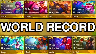 TFT SET 10 WORLD RECORD ⭐⭐⭐⭐⭐⭐⭐⭐ [upl. by Helmut302]