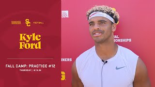 USC WR Kyle Ford  Trojan Fall Camp Practice 12 [upl. by Kaela]