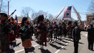 BagpipesBoston Firefighter Michael R Kennedy Funeral West Roxbury MA [upl. by Eical439]