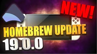 Switch HOMEBREW update for 1900  How to update to 1900 offline if not already [upl. by Ronoel]