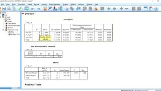 درس 7 تحليل التباين الاحادي One Way ANOVA spss [upl. by Keviv]