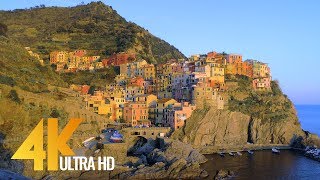 Fabulous Italy Cinque Terre in 4K  Town Life Documentary Film Part 4 [upl. by Aneelehs]