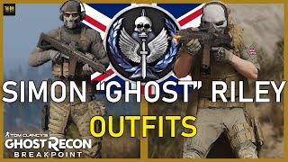 Modern Warfare Simon quotGhostquot Riley Outfit Guide  Showcase  Ghost Recon Breakpoint [upl. by Henryetta]