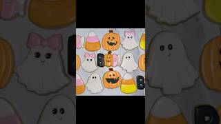 My BOO cookie 🎃 👻 shorts halloween royalicing [upl. by Toblat]