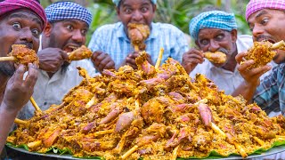 NALLI BIRYANI  Mutton Biryani Recipe Cooking in Village  Mutton Bone Marrow  Lamb Shanks Recipe [upl. by Ringsmuth289]