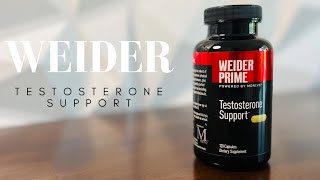 Weider Prime Testosterone Support Review [upl. by Sueaddaht]