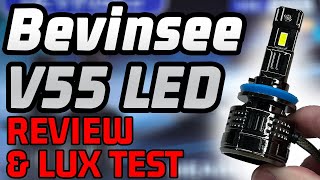 Bevinsee V55 LED Headlight Upgrade Review and Lux Test 🚫 NOT the results ANY of us were expecting [upl. by Gawain]