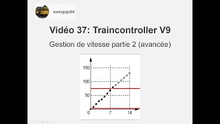 37 Traincontroller V9 Gestion de vitesse partie 2 [upl. by Benis98]